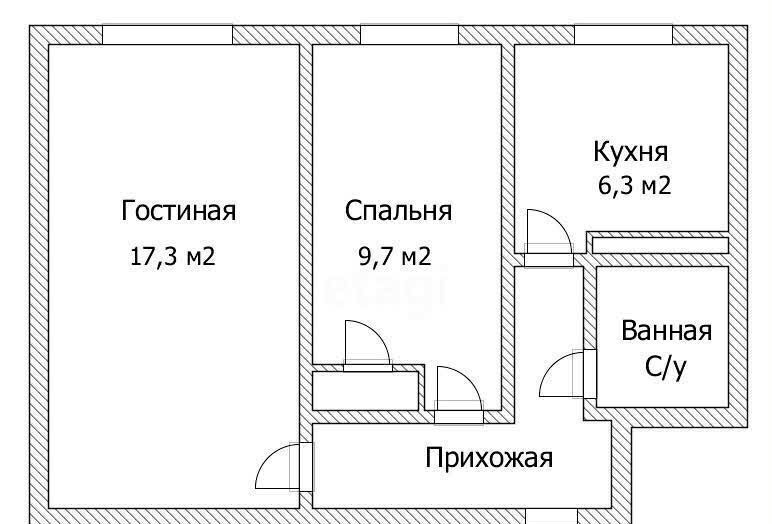 квартира г Норильск ул Орджоникидзе 16а фото 13