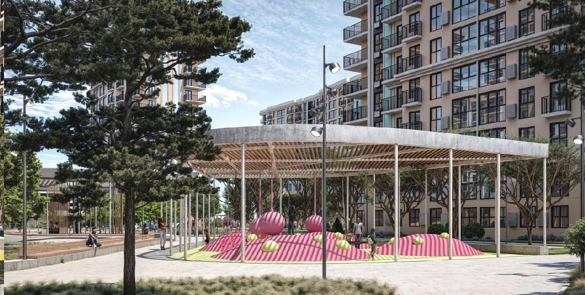 квартира г Евпатория ЖК «Море» в р-не озера Мойнаки, автодорога на пгт. Заозерное, стр. 10 фото 11