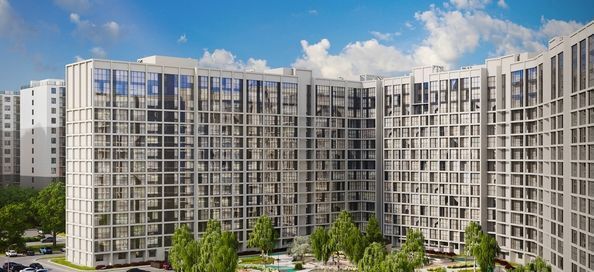 квартира г Новосибирск р-н Дзержинский Золотая Нива ул Коминтерна 1 ЖК Горизонт фото 2