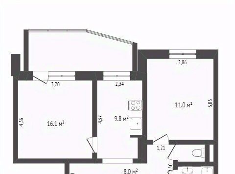 квартира г Улан-Удэ р-н Советский ул Толстого 10 фото 2