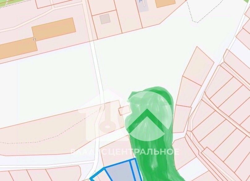 земля г Новосибирск Золотая Нива снт Ветеран ул Центральная № 8 кв-л фото 23