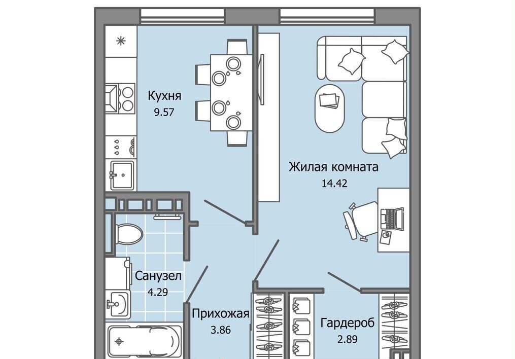 квартира г Ульяновск р-н Засвияжский ул. Шигаева/Ефремова, стр. 2 фото 1