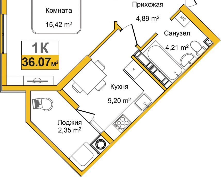 квартира г Симферополь р-н Центральный жилой комплекс Город Мира фото 1