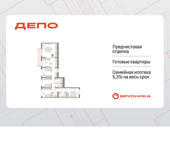 квартира Старая Сортировка Уральская ЖК Квартал Депо жилой район Сортировочный фото