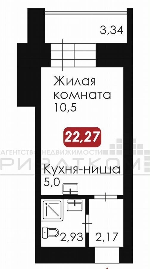 квартира г Благовещенск ул Заводская 4/6 фото 5