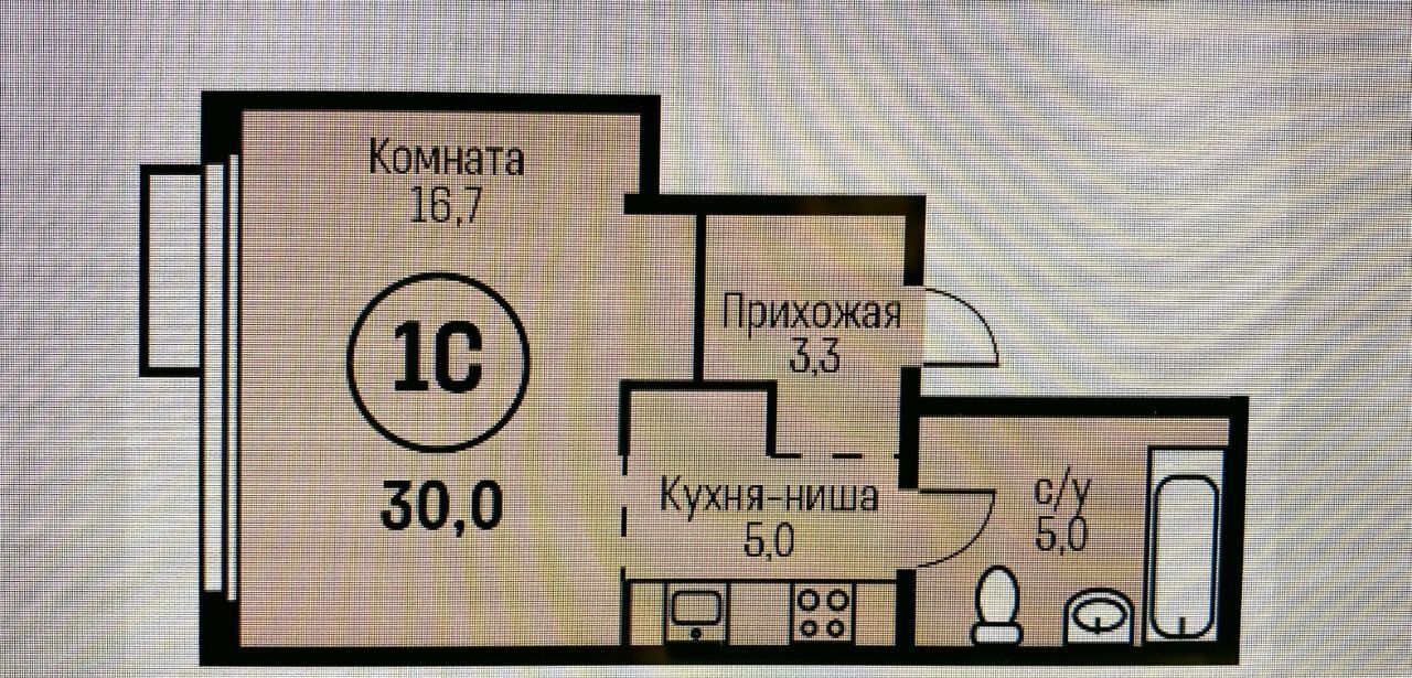 квартира г Барнаул р-н Индустриальный ул им В.Т.Христенко 2к/4 фото 17