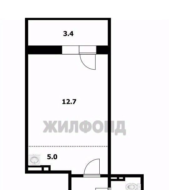 квартира г Новосибирск ул Приморская 24/1 Площадь Маркса фото 16