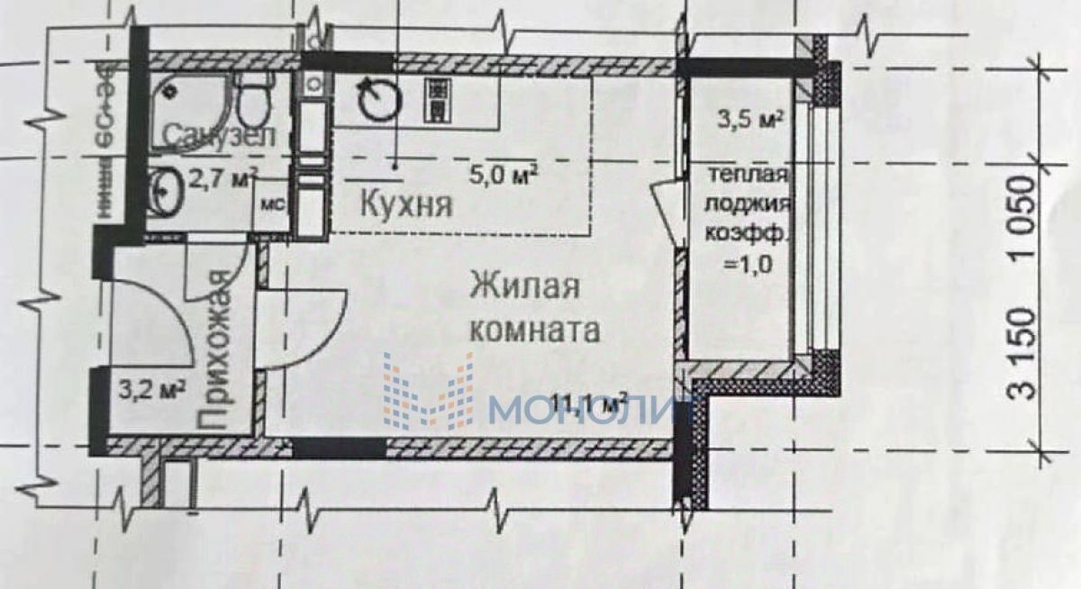 квартира г Нижний Новгород Горьковская ул Новокузнечихинская 11 фото 9