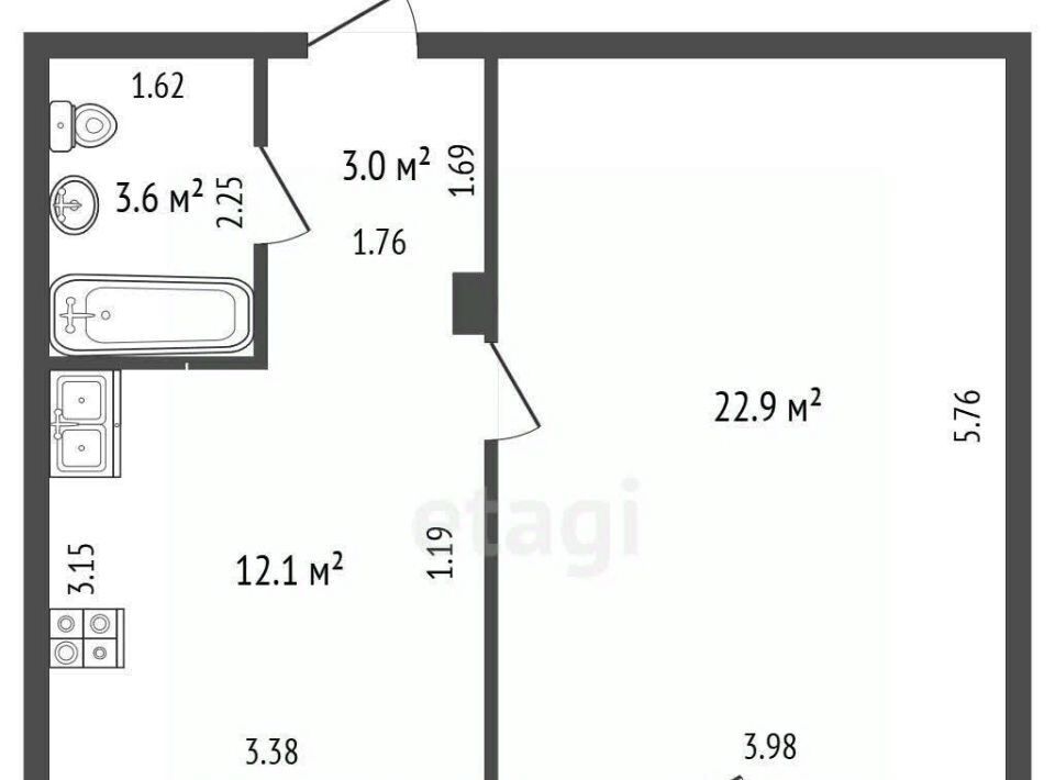 квартира г Чита р-н Центральный ул Курнатовского 70 фото 2