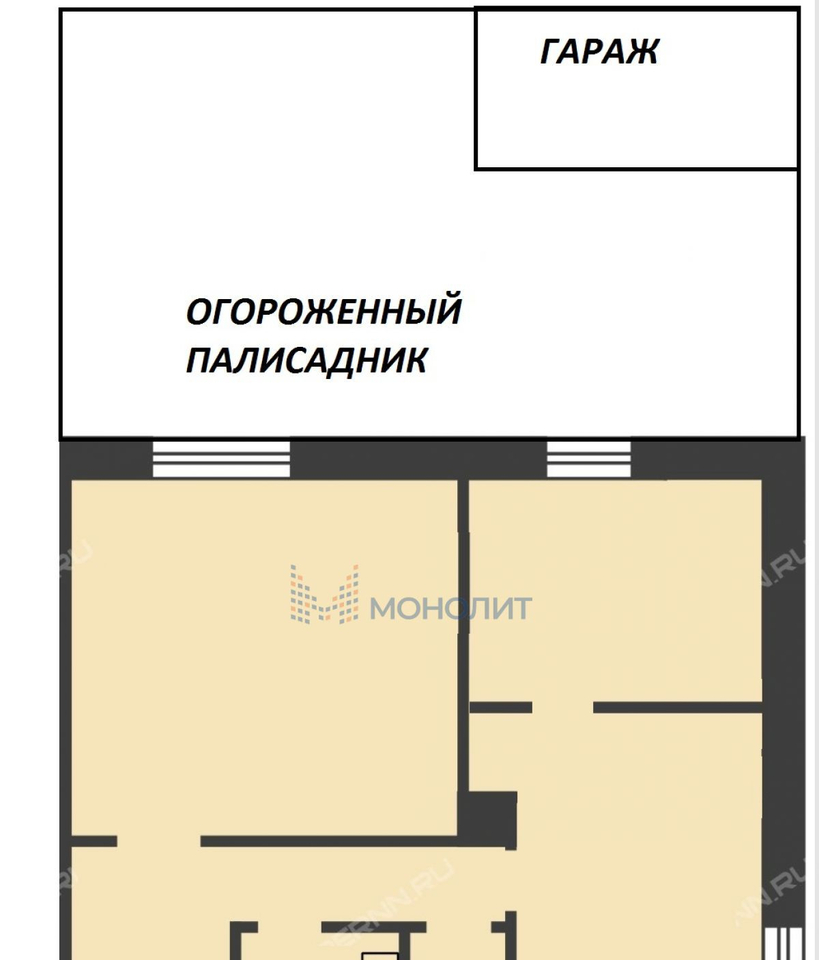 квартира г Нижний Новгород Двигатель Революции ул Станкозаводская 2 Ипподром м-н фото 17