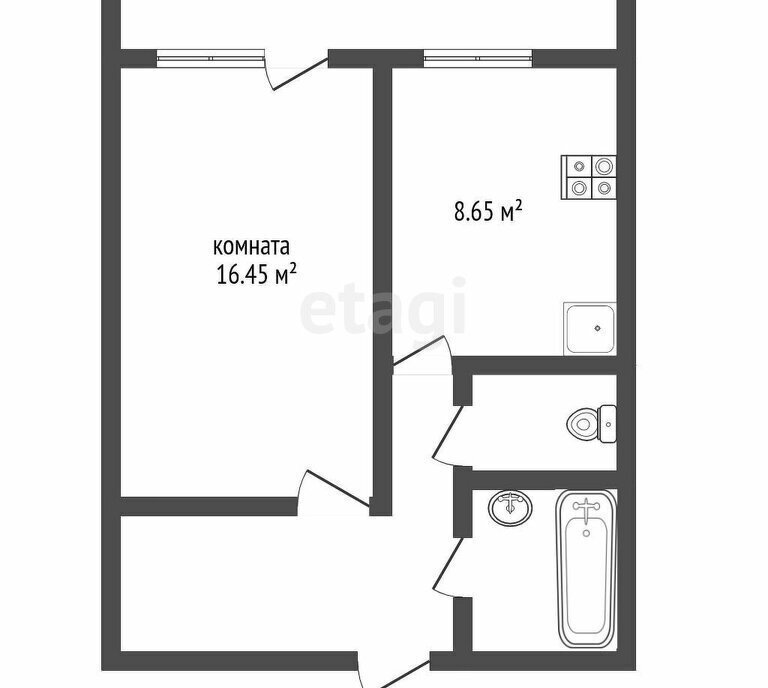 квартира г Ижевск ул Кунгурцева Е.М. 2 фото 1