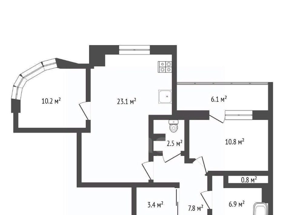 квартира г Реутов ул Комсомольская 26 Реутов фото 2