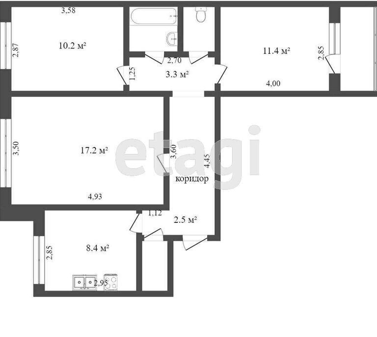 квартира г Тамбов ул Астраханская 175/23 фото 1