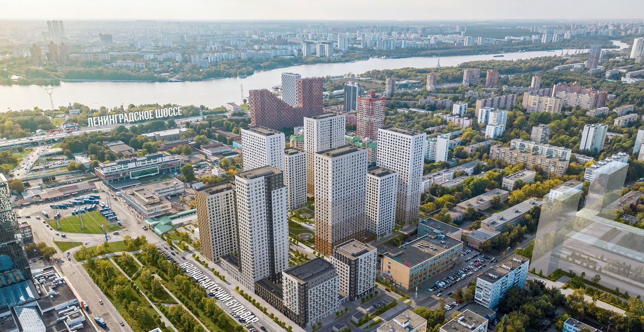 квартира г Москва метро Водный стадион б-р Кронштадтский 11 корп. 1 фото 2