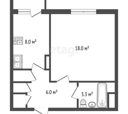квартира Северная жилая часть мкр Восточный 3/5 фото
