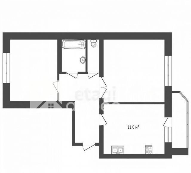 квартира г Ханты-Мансийск ул Анны Коньковой 10 Тюменская обл. фото 11