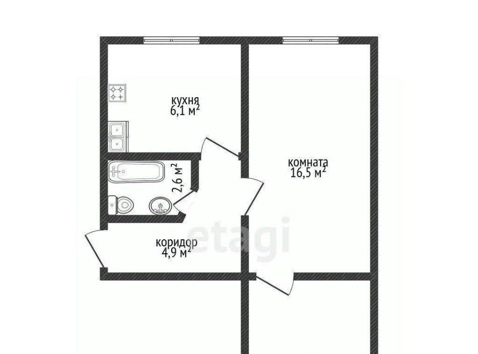 квартира г Краснодар р-н Прикубанский ул им. Вавилова Н.И. 5 фото 2