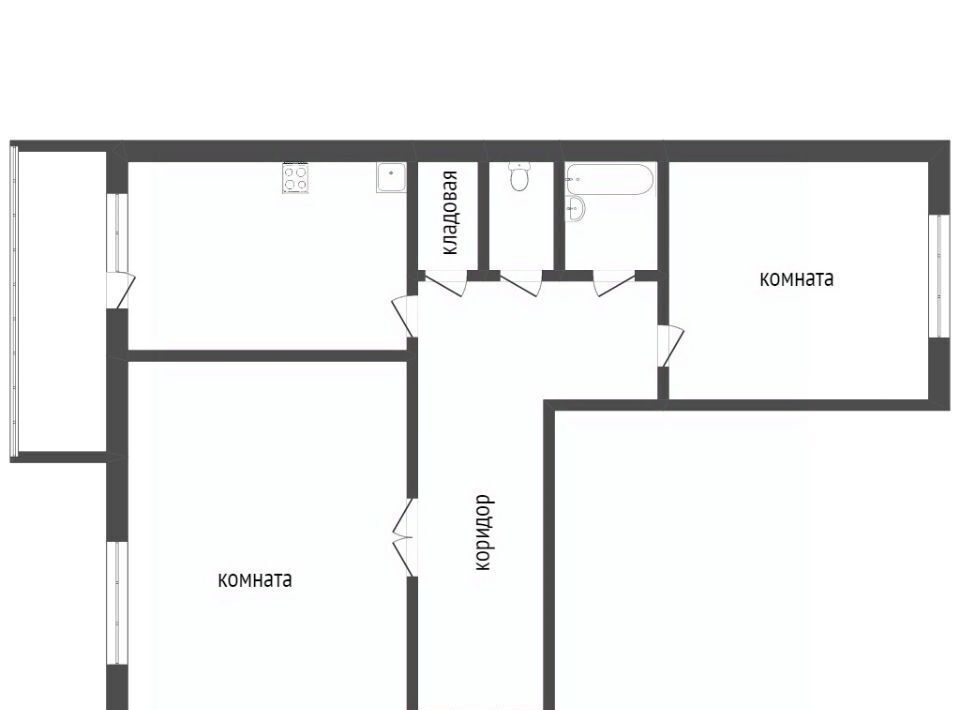 квартира г Тобольск ул Ленина 7 фото 2