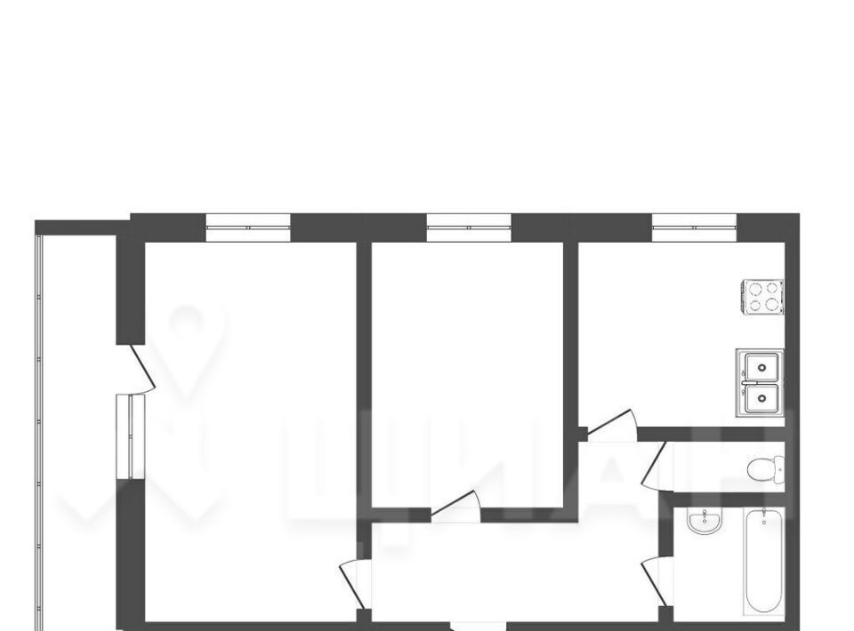 квартира г Москва метро Строгино ул Кулакова 2к/1 фото 2