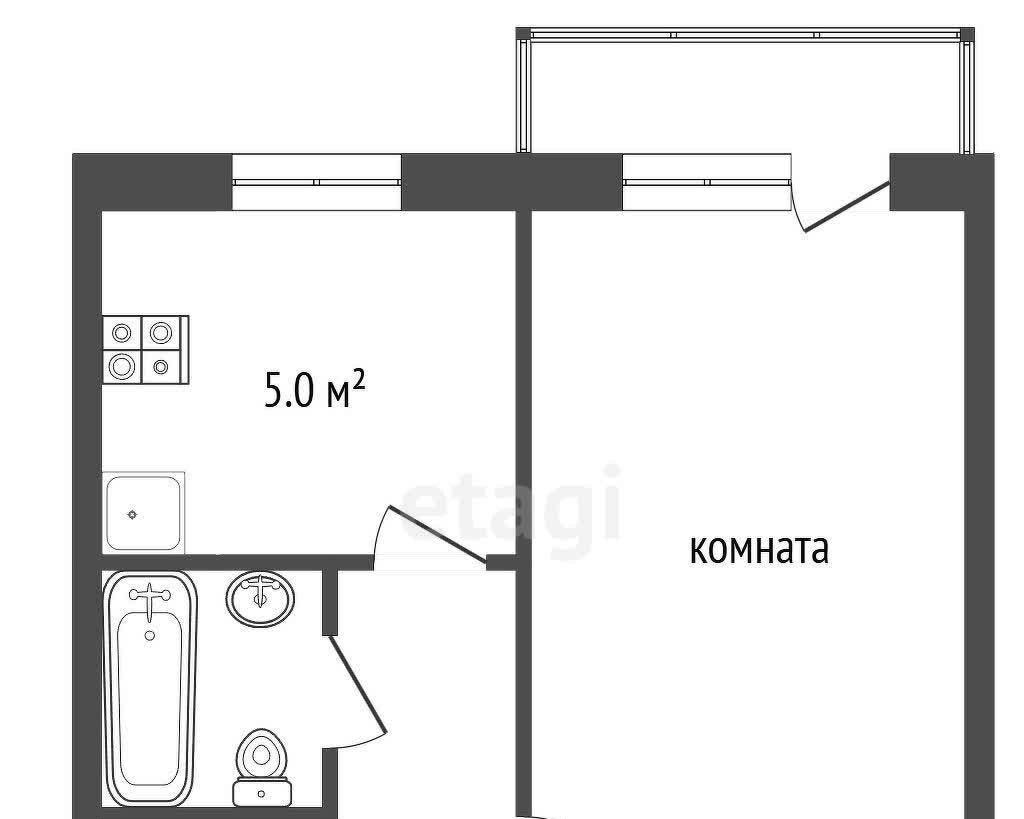 квартира г Тамбов Пехотка ул Астраханская 179 м-н фото 21
