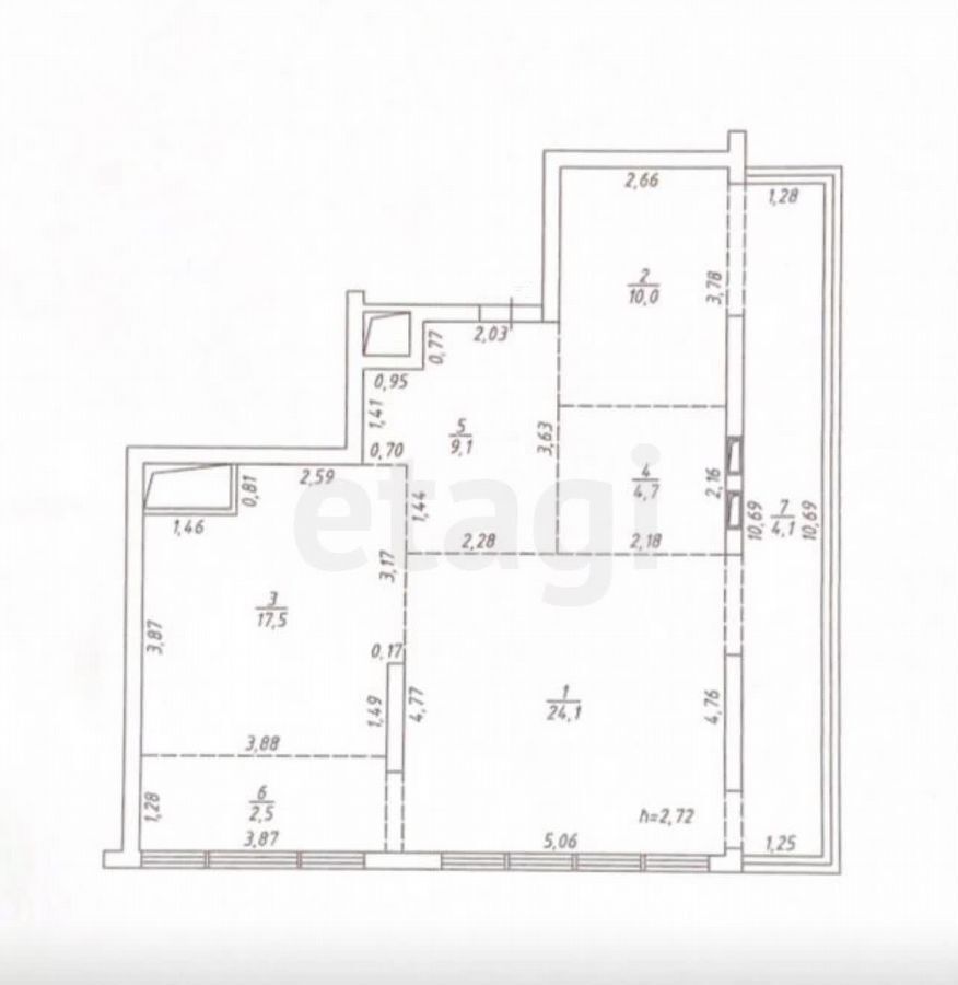 квартира г Казань р-н Кировский Козья слобода ул Шоссейная 57 фото 40