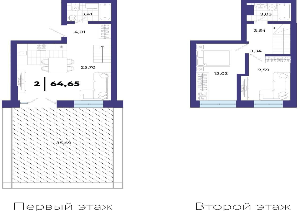 квартира г Тюмень р-н Ленинский ул Малышева 2а корп.1 д. 31 фото 2