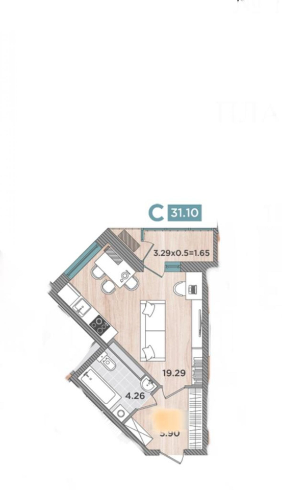 квартира р-н Темрюкский г Темрюк ул Дальняя 30 фото 2