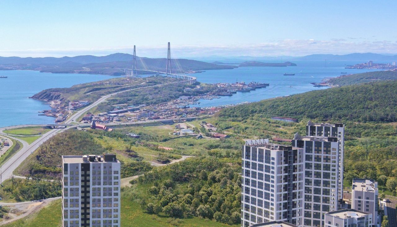 квартира г Владивосток р-н Первомайский ЖК Посейдония 6 фото 7