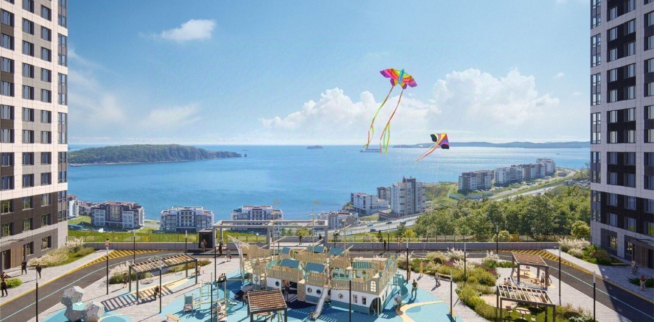квартира г Владивосток р-н Первомайский ЖК Посейдония 6 фото 10