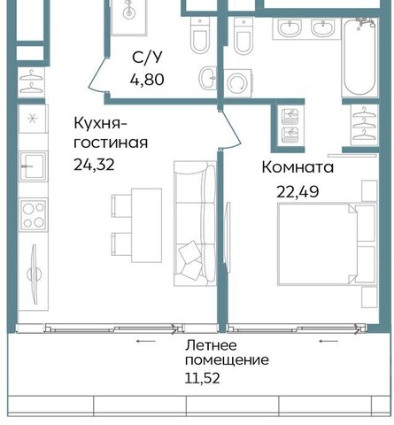 квартира курортный кластер Темпо фото