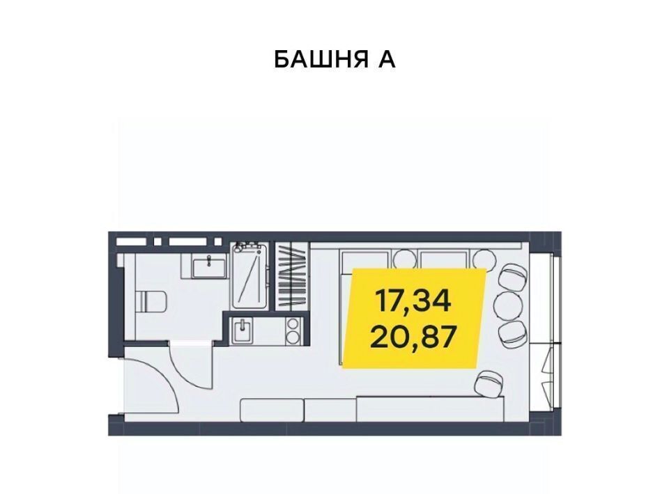 квартира г Новосибирск р-н Центральный Гагаринская Лэнд Лорд жилой комплекс фото 1