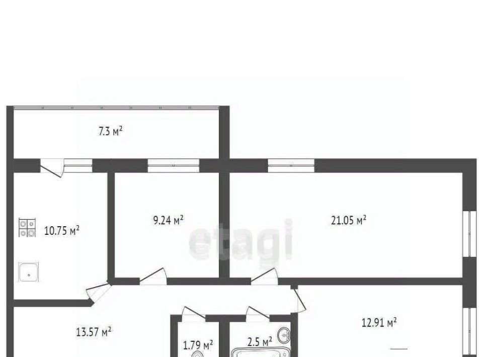 квартира г Сыктывкар ул Катаева 16 фото 2