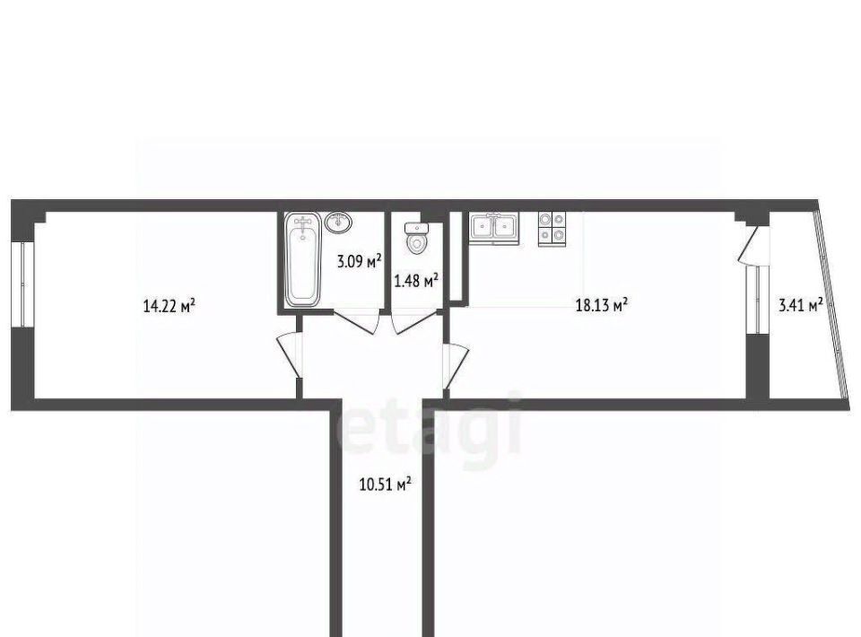 квартира г Сыктывкар ш Сысольское 1/11 фото 1