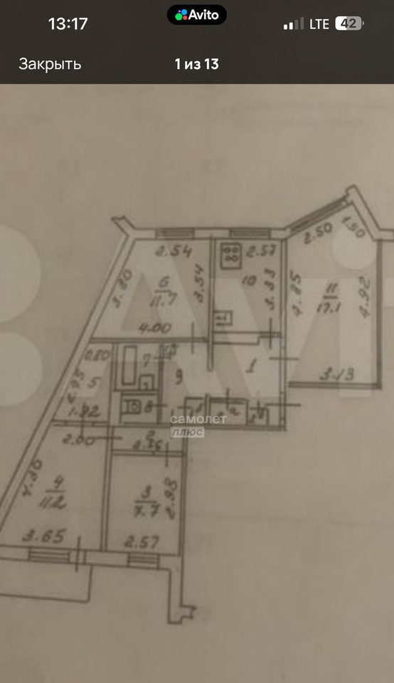 квартира г Липецк ул Полиграфическая 4 19-й м-н фото 21