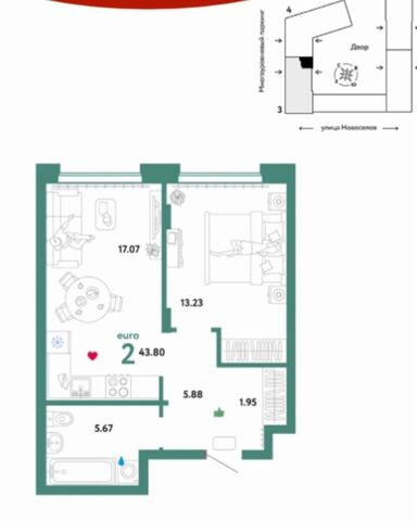 р-н Калининский ул Новоселов 92 фото