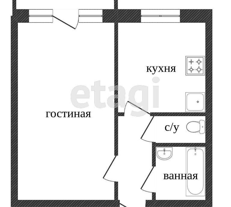 квартира г Златоуст пр-кт 30-летия Победы 9а фото 1