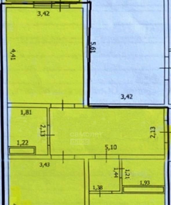 квартира г Оренбург р-н Дзержинский ул Рокоссовского 31 фото 2