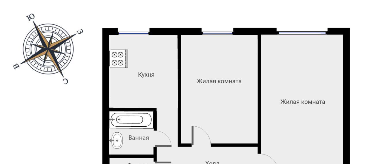 квартира г Москва метро Коломенская пр-кт Андропова 40к/2 фото 12