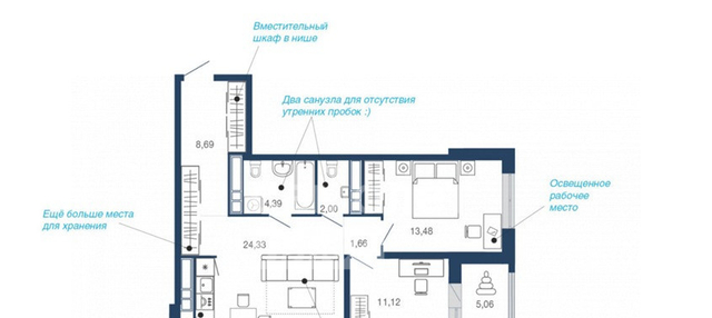 квартира Елецкий м-н, 2/12 стр фото