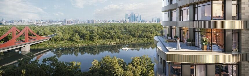 квартира г Щербинка квартал № 1 метро Терехово ЖК «Остров» 1й к 4 фото 3