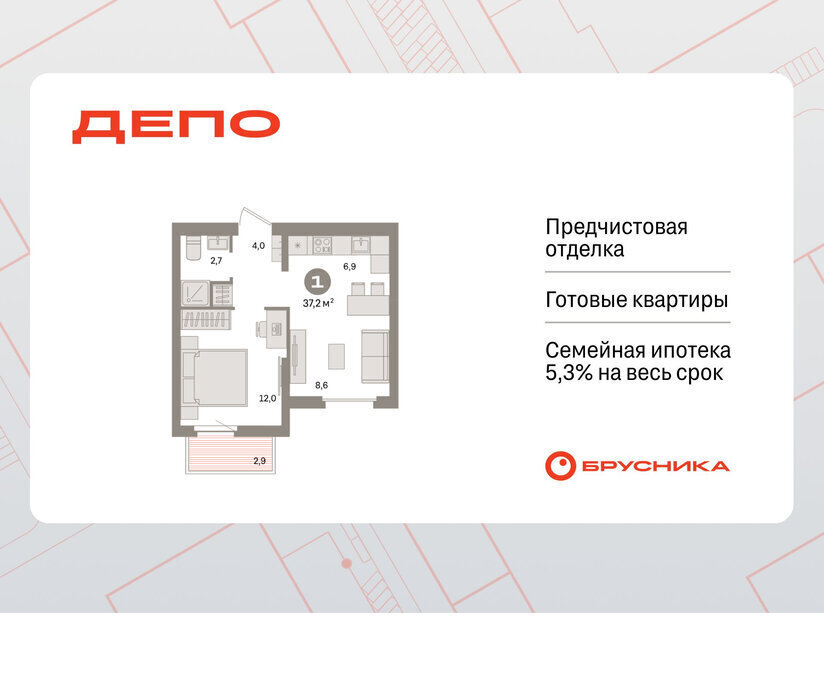 квартира г Екатеринбург Уральская Старая Сортировка ЖК Квартал Депо жилой район Сортировочный фото 1