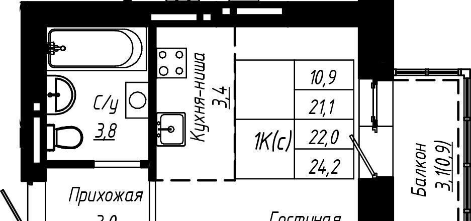 квартира г Барнаул р-н Центральный ул Чернышевского 189к/3 фото 1