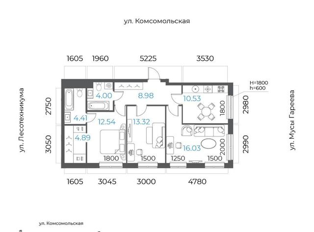 р-н Октябрьский микрорайон Глумилино-2 8-е Небо жилой комплекс фото