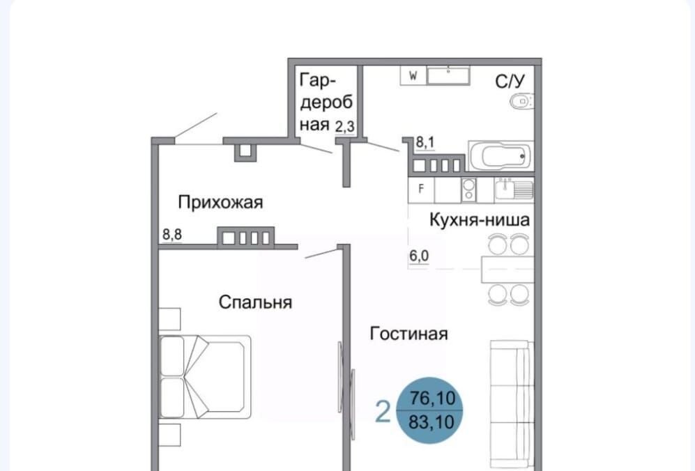 квартира г Керчь Белый город жилой комплекс фото 38