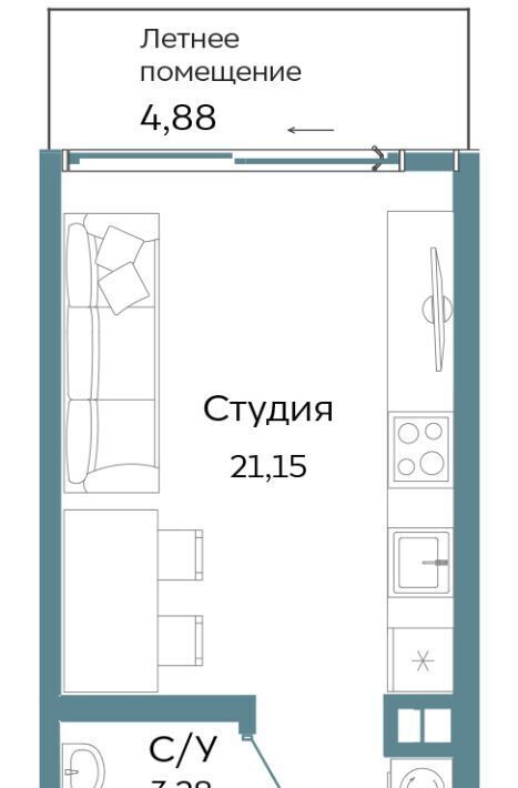 квартира г Саки ул Морская TEMPO фото 1