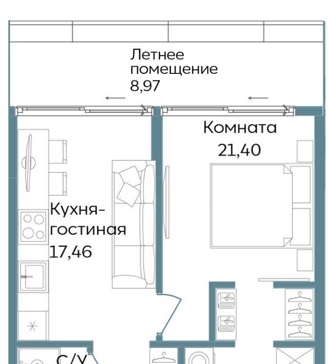 квартира г Саки ул Морская TEMPO фото 1