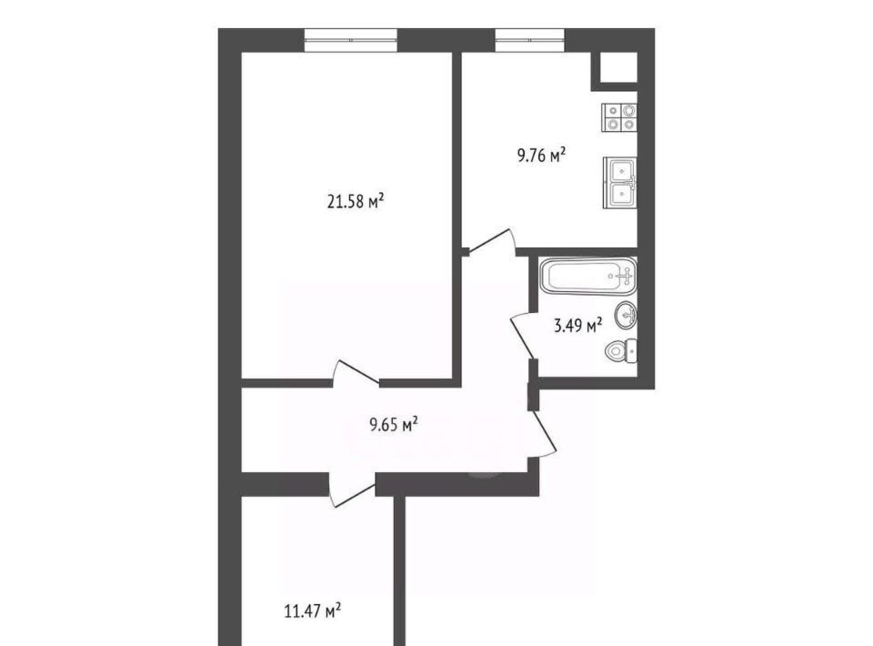квартира г Муром ул Пионерская 5с/2 фото 2