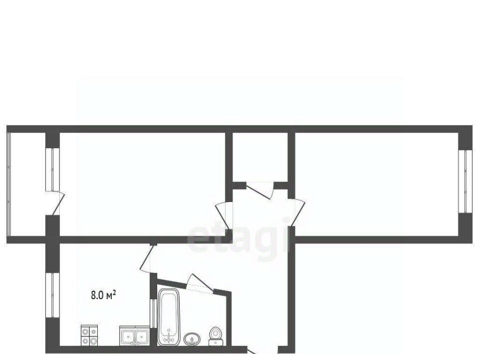 квартира г Муром ул Ленинградская 35 фото 2