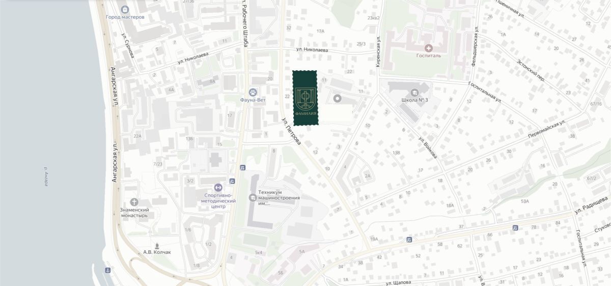 квартира г Иркутск р-н Правобережный ул Петрова 18 ЖК «ФАМИЛИЯ» Правобережный административный округ фото 27