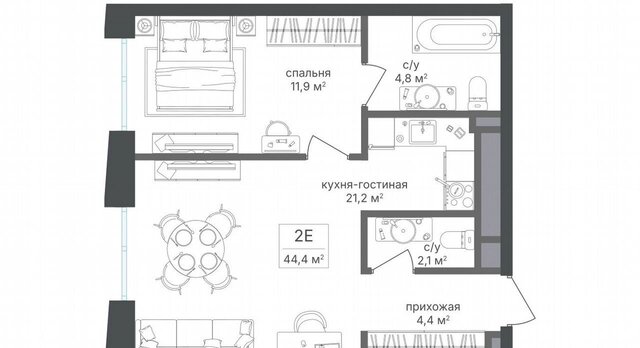 пер 1-й Кирпичный 17а/17 ЖК «Семеновский парк» муниципальный округ Соколиная Гора фото